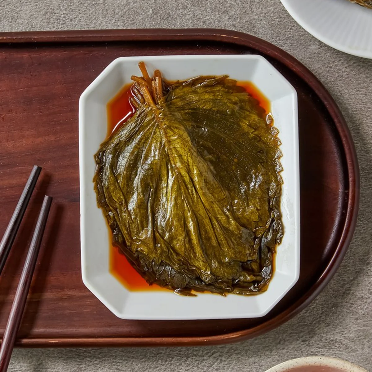 간장 깻잎 장아찌 24oz